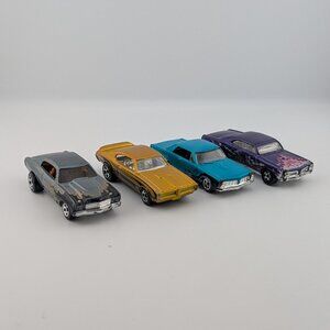 Hot Wheels Pontiac GTO Bundle – 4x Loose Diecast Muscle Cars (1996–1998)